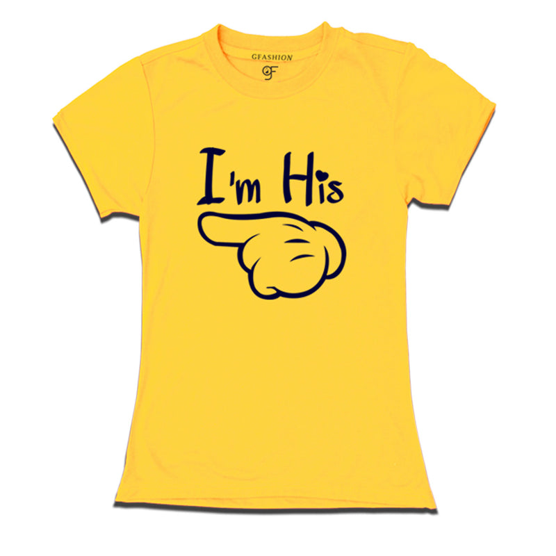i'm his t shirts for women's