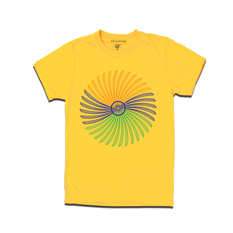 Indian tricolor t shirt-Men T-shirts