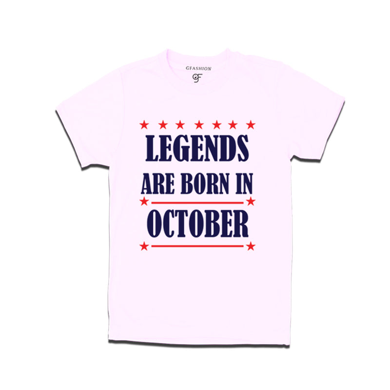 legends Born in your month customize men's t shirts