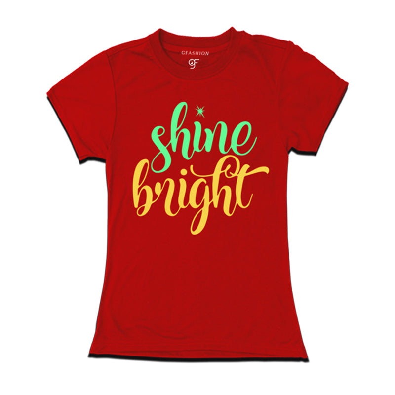 shine bright t shirt women