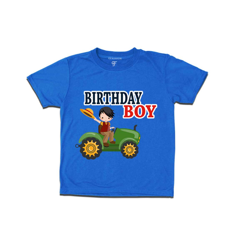 Farmer Theme Birthday Boy T-shirts