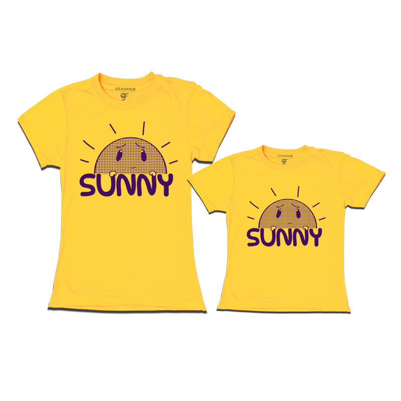 sunny mom and daughter
