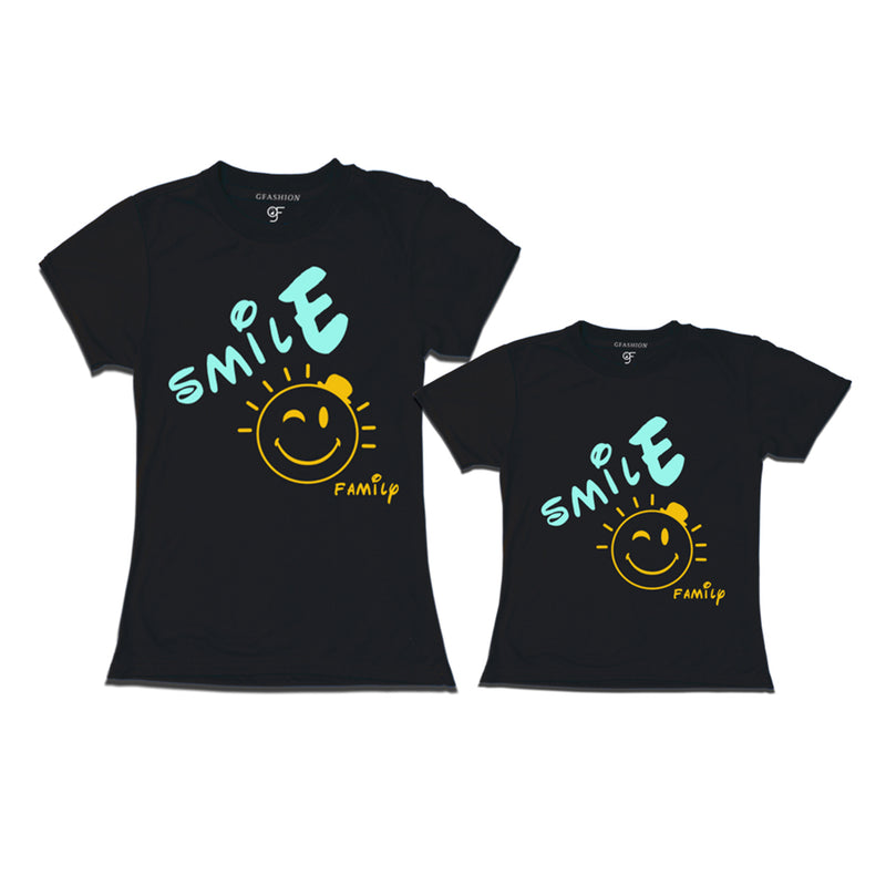 smiley face t shirt for family