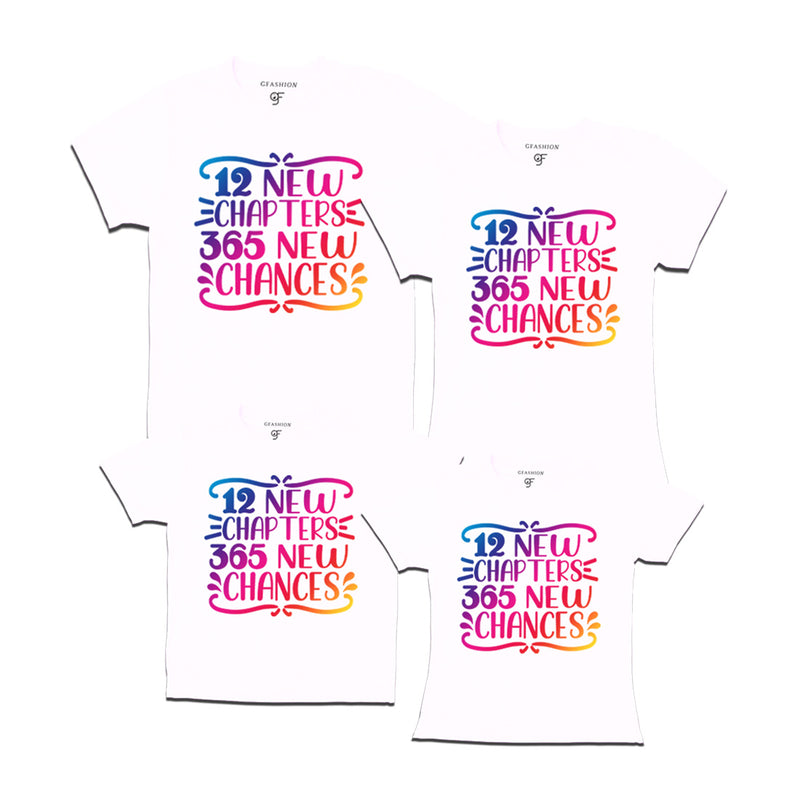 12 New Chapters 365 New Chances Family T-shirts in White Color avilable @ gfashion.jpg