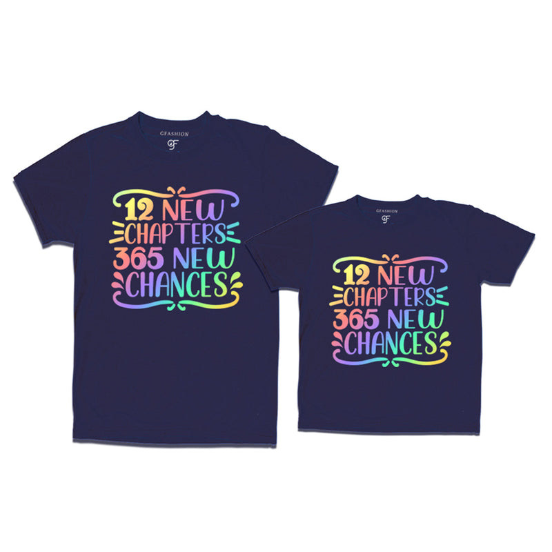12 New Chapters 365 New Chances Combo t-shirts in Navy Color avilable @ gfashion.jpg