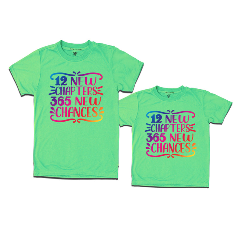 12 New Chapters 365 New Chances Combo t-shirts in Pista Green Color avilable @ gfashion.jpg