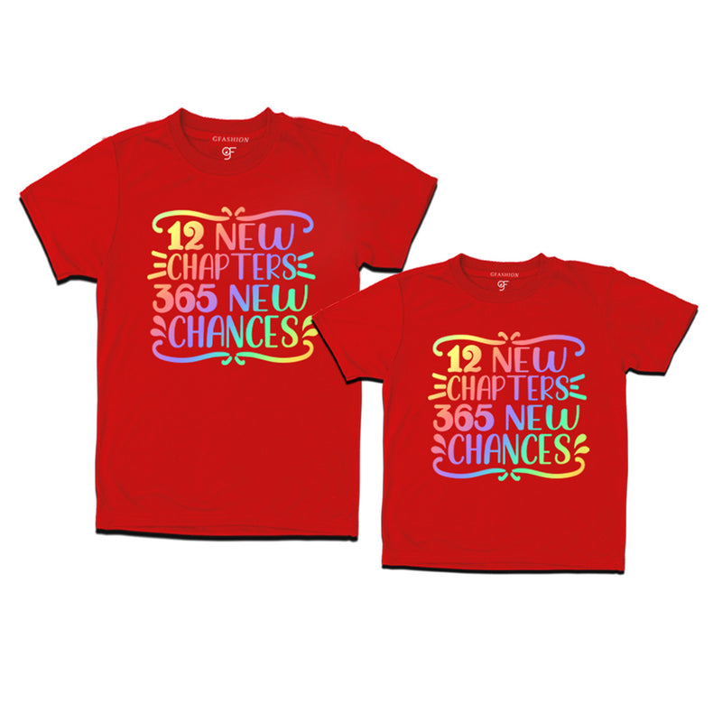 12 New Chapters 365 New Chances Combo t-shirts in Red Color avilable @ gfashion.jpg
