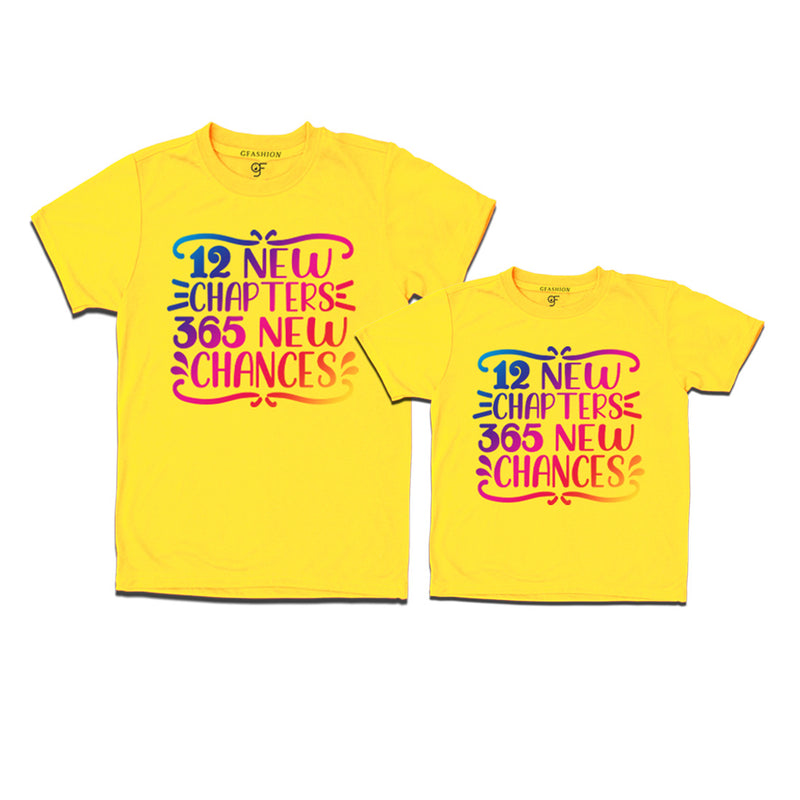 12 New Chapters 365 New Chances Combo t-shirts in Yellow Color avilable @ gfashion.jpg