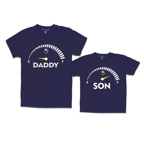 SpeedoMeter Matching T-shirts for Dad and Son in Navy Color available @ gfashion.jpg