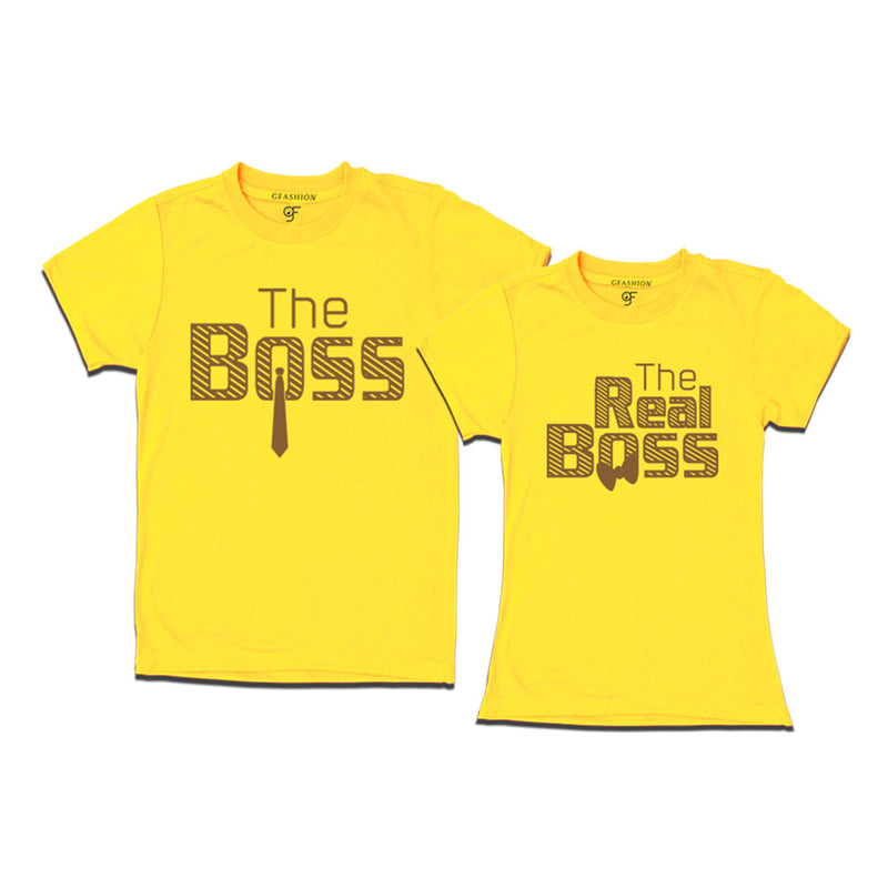The boss and The Real Boss Tshirts