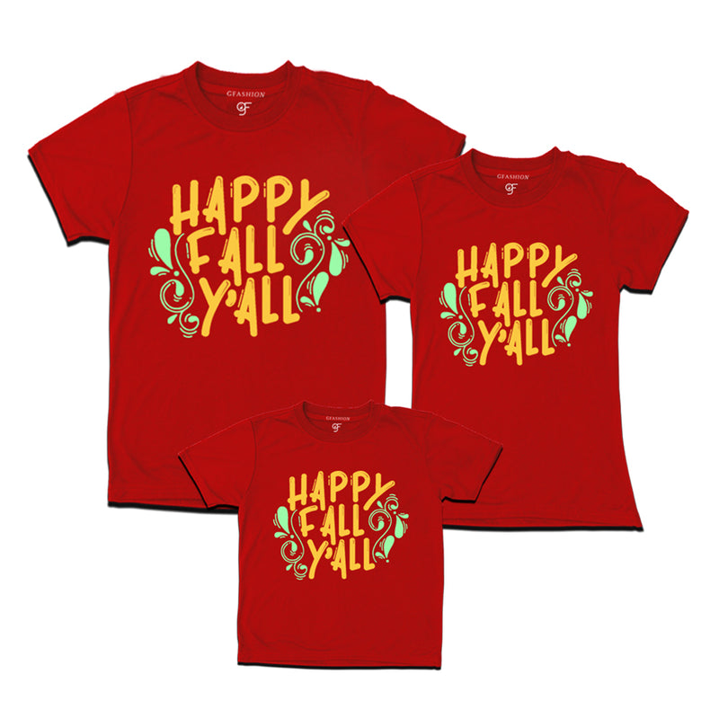 happy fall y'all christmas t shirts