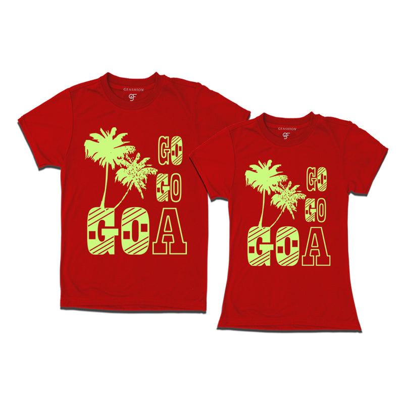 matching couples t-shirt of Goa