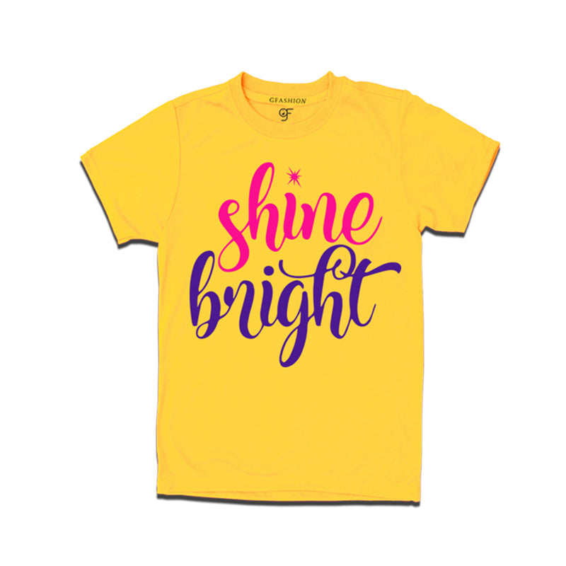 shine bright t shirt men