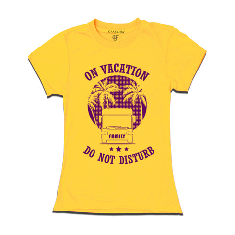 on vacation do not disturb t shirt women t shirt