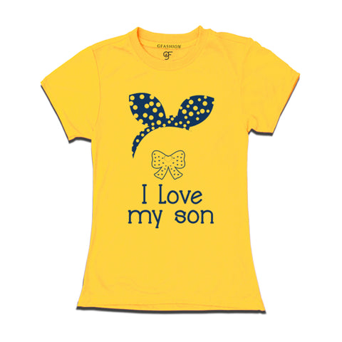 i love my son t shirt for mom