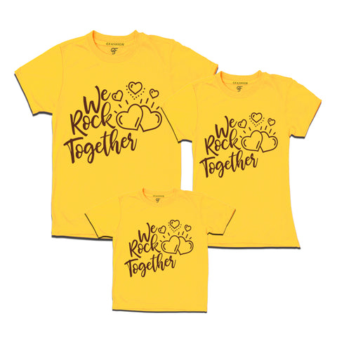 we rock together family t shirts