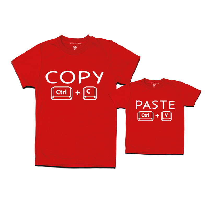 dad and son t shirts copy paste