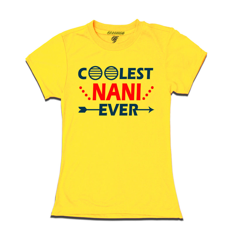 coolest nani ever t shirts -yellow @ gfashion