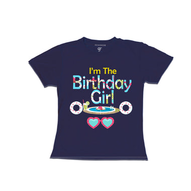 Pool Party theme Birthday Girl T-shirt