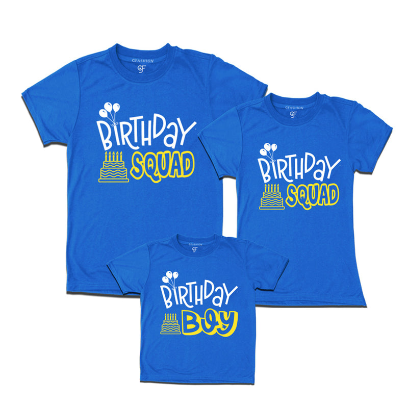 Birthday Squad Dad ,Mom & Birthday Boy T-shirts