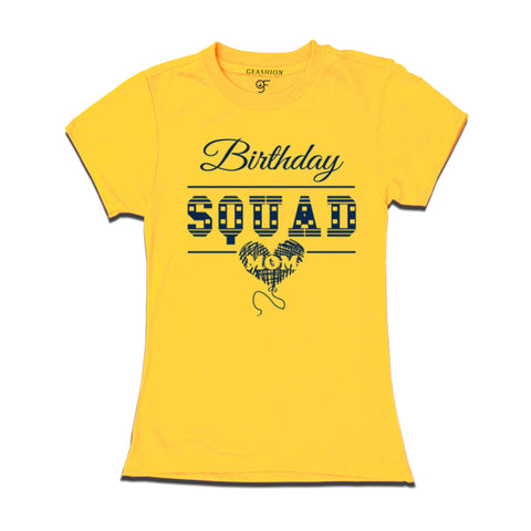 birthday squad t shirts for women