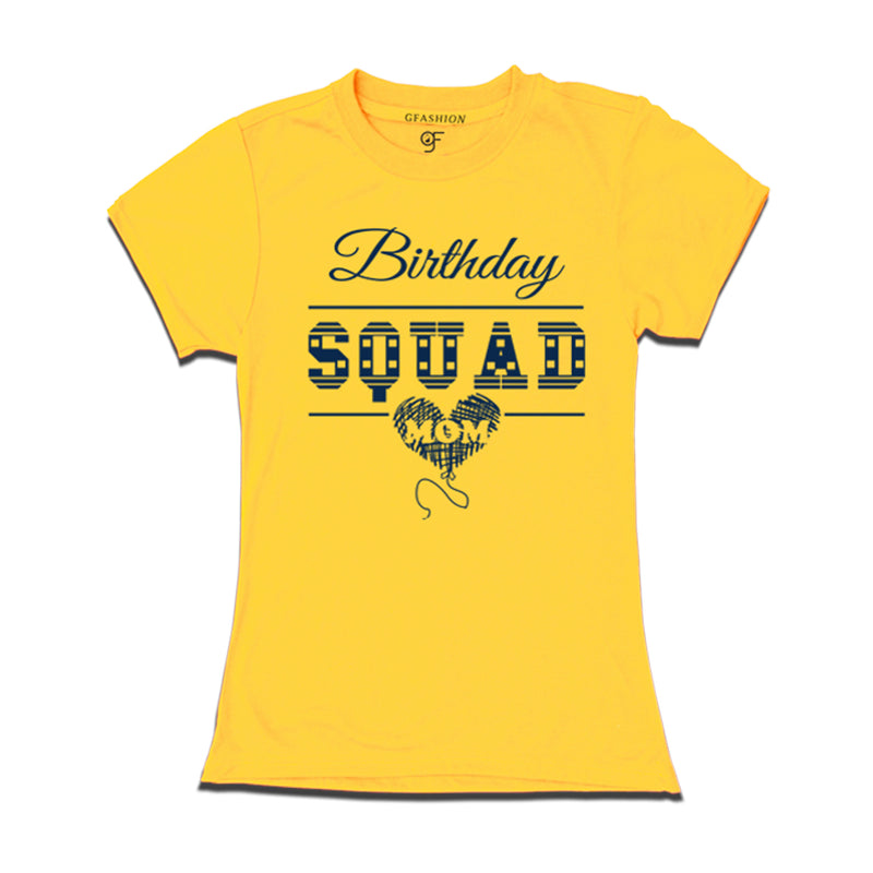 birthday squad t shirts for women