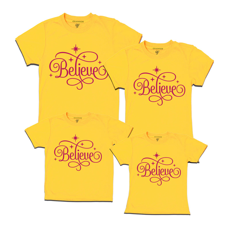 Believe-Christmas Family T-shirts