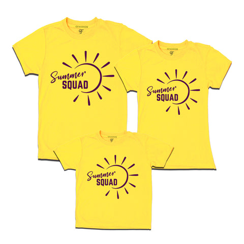 summer squad printed t shirts