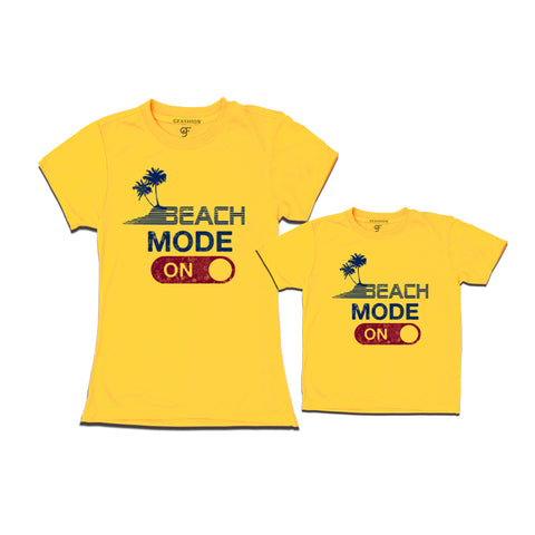 beach mode on vacation t-shirts