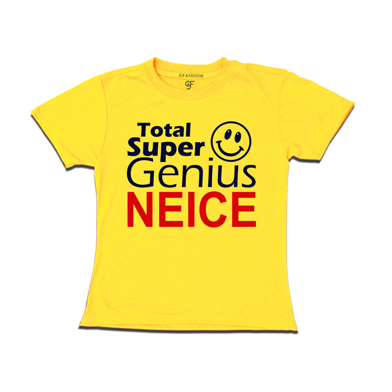Super Genius Neise T-shirts-yellow-gfashion