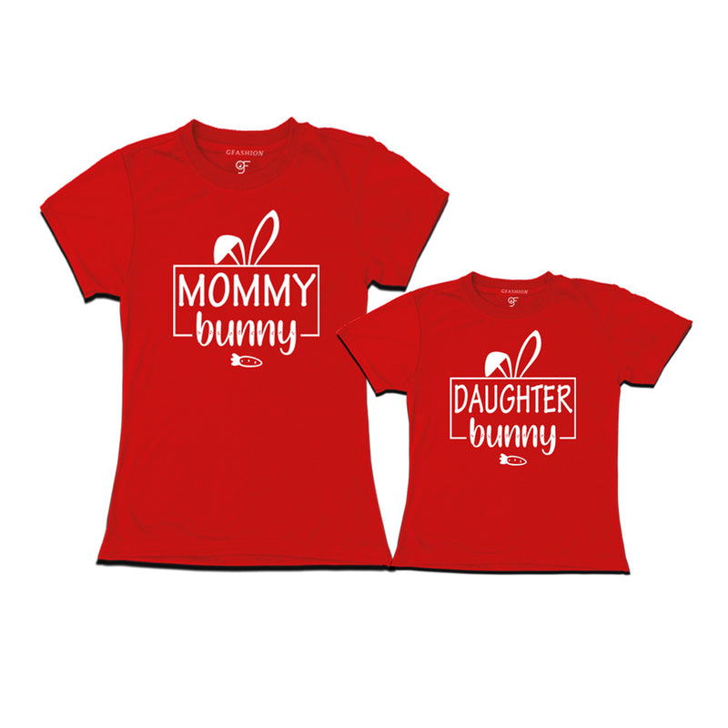 Mommy bunny - Daughter bunny matching Easter T- shirt