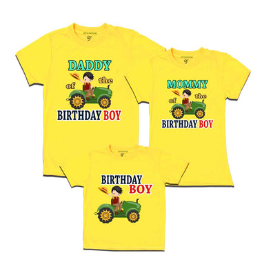 Farmer Theme Birthday Boy T-shirts For Family