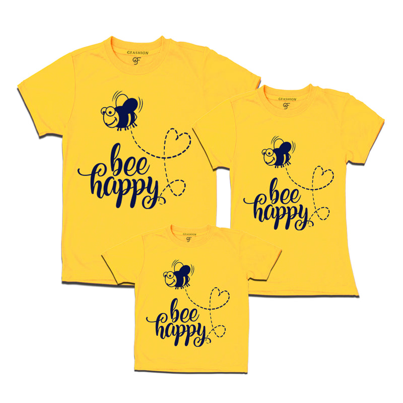 Bee Happy-Family T-shirts