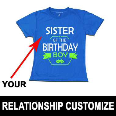 T-shirts For Birthday Boy's Family and Friends Relation