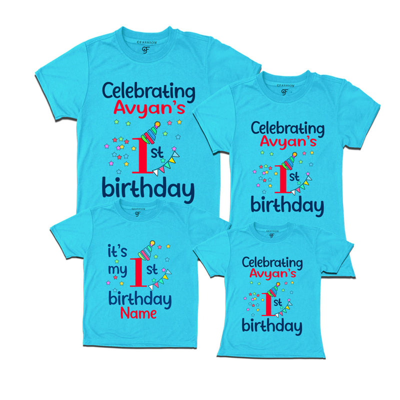 it's my 1st birthday t shirts customize family t shirts