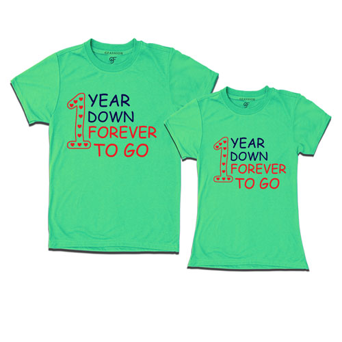 anniversary  t shirts for couples