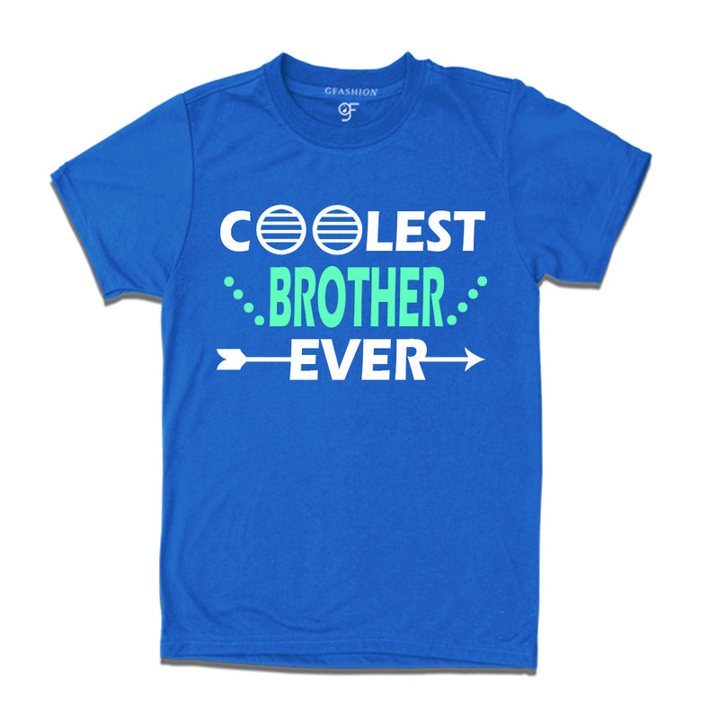 coolest brother ever t shirts-blue-gfashion