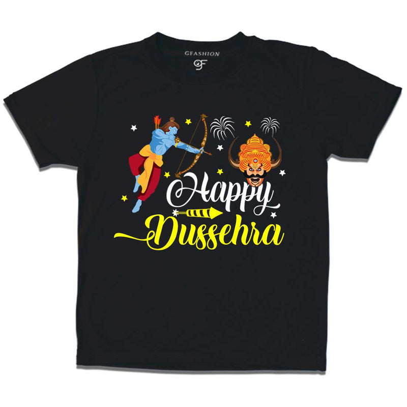 Happy Dussehra Boy T-shirt in Black Color available @ gfashion.jpg