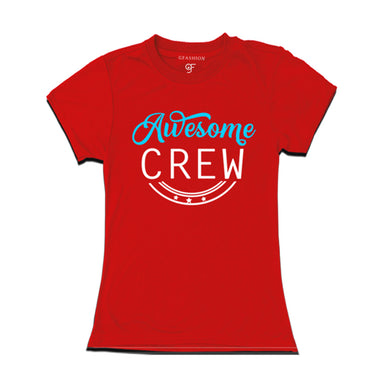 awesome crew ladies t shirts