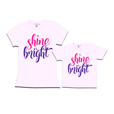 mother and kid christmas t shirts