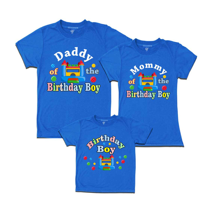 Bounce House Theme Birthday Boy T-shirts with family