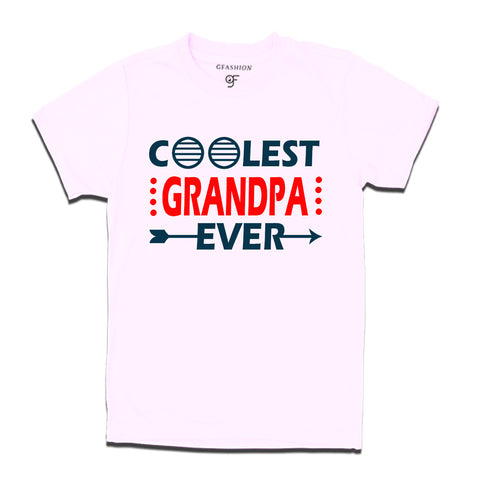 coolest grandpa ever t shirts-white-gfashion