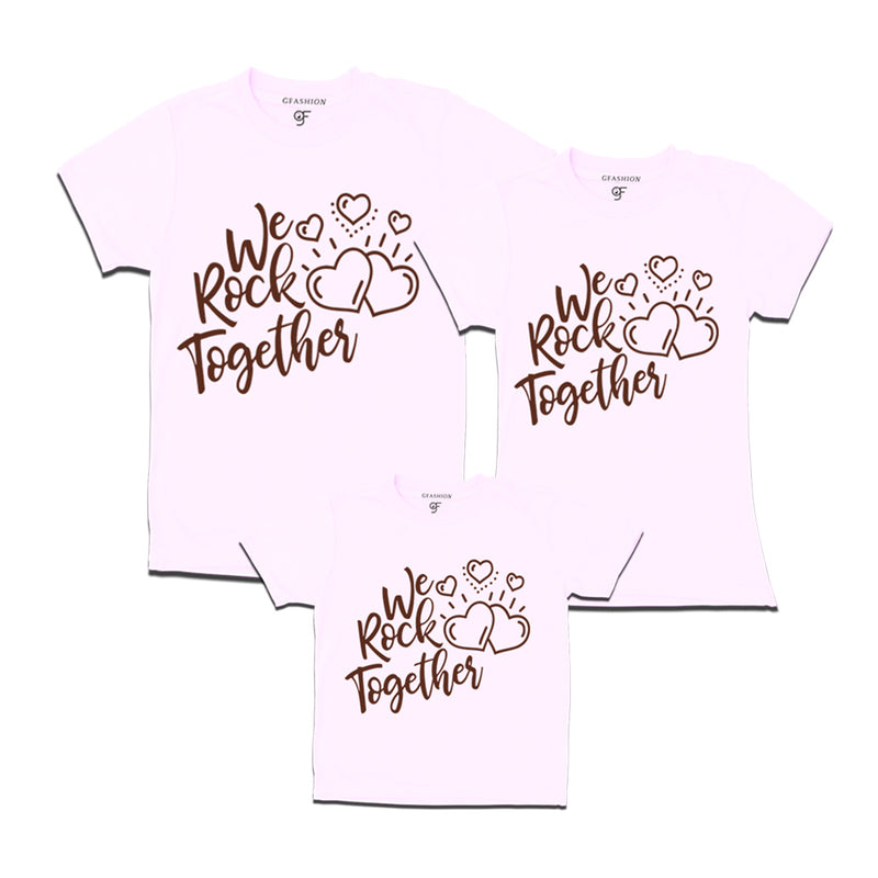 we rock together family t shirts