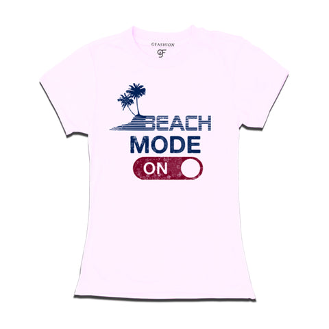 women's beach mode on t shirts