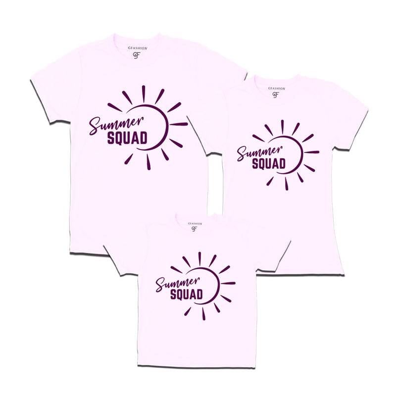 summer squad printed t shirts