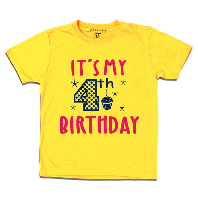 4th Birthday t shirts