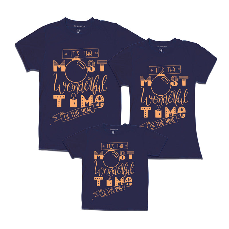 its the most wonderful time of the year to have matching family t-shirt for father mother and kids