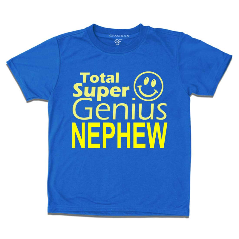 Super genius Nephew T-shirts-blue-gfashion