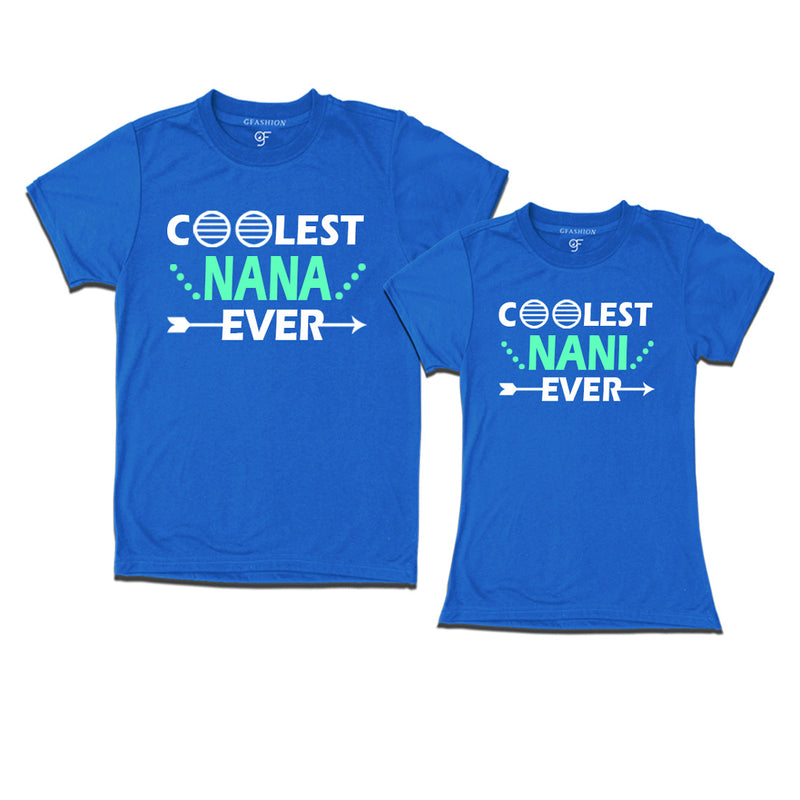 coolest nana-nani ever t shirts-blue-gfashion