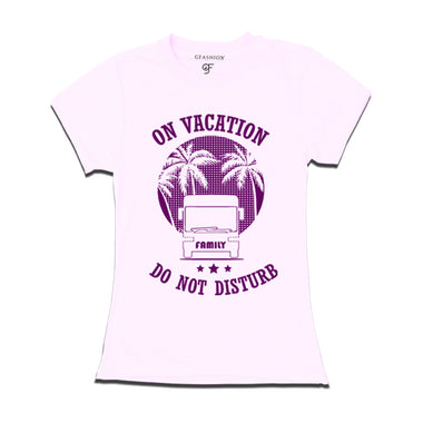 on vacation do not disturb t shirt women t shirt